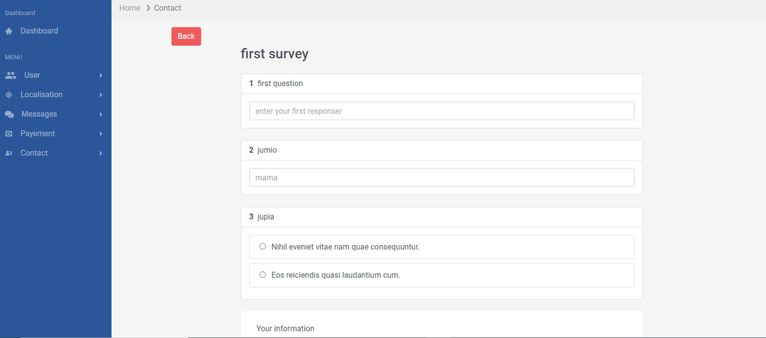 survey.