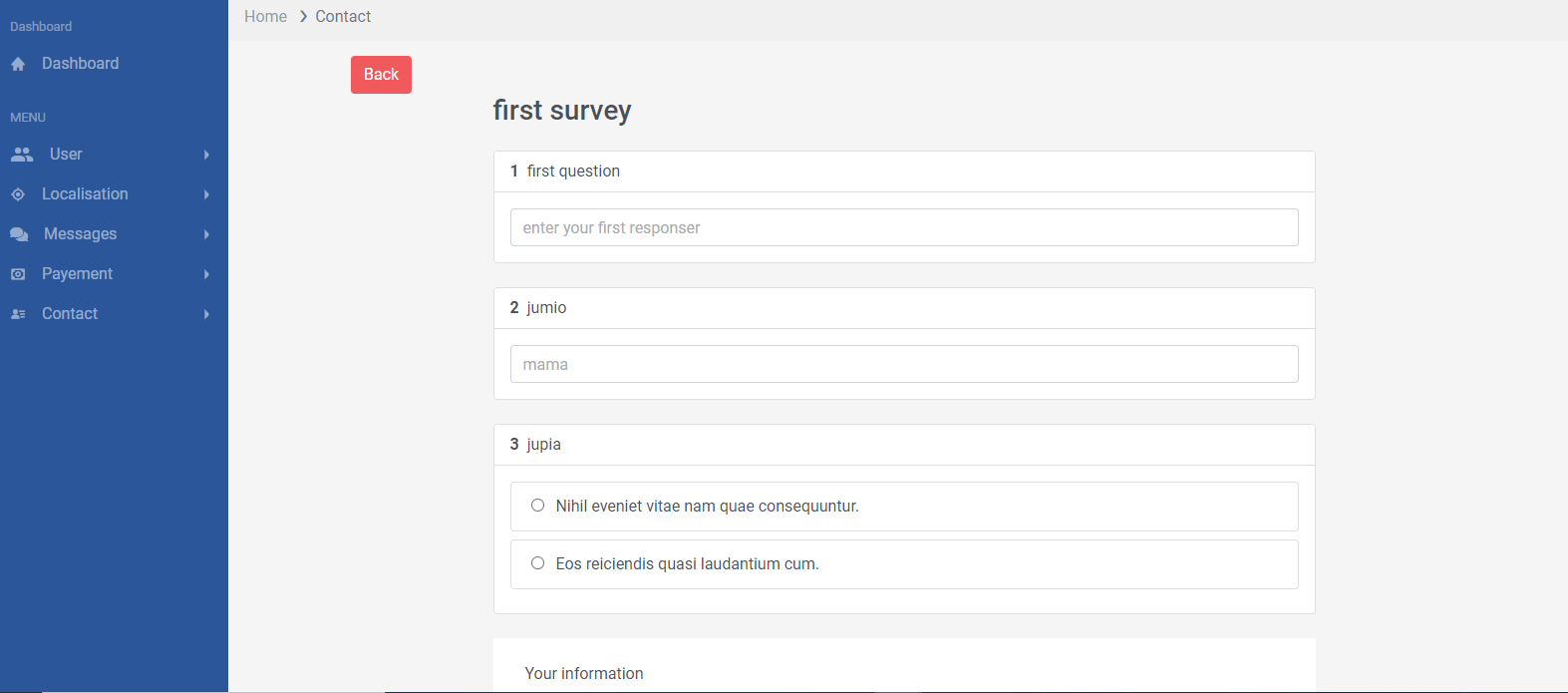 survey.